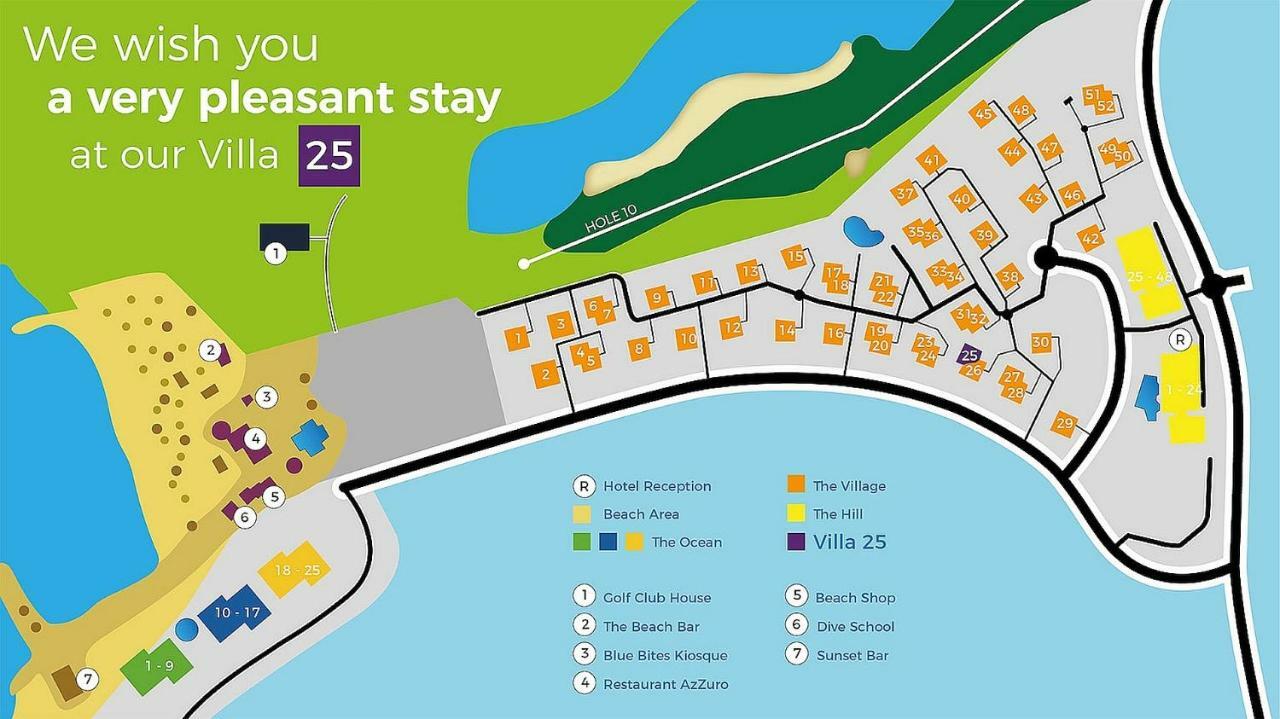 Blue Bay Beach Villa 25 3-Min Beach-Pool-Golf Ngoại thất bức ảnh